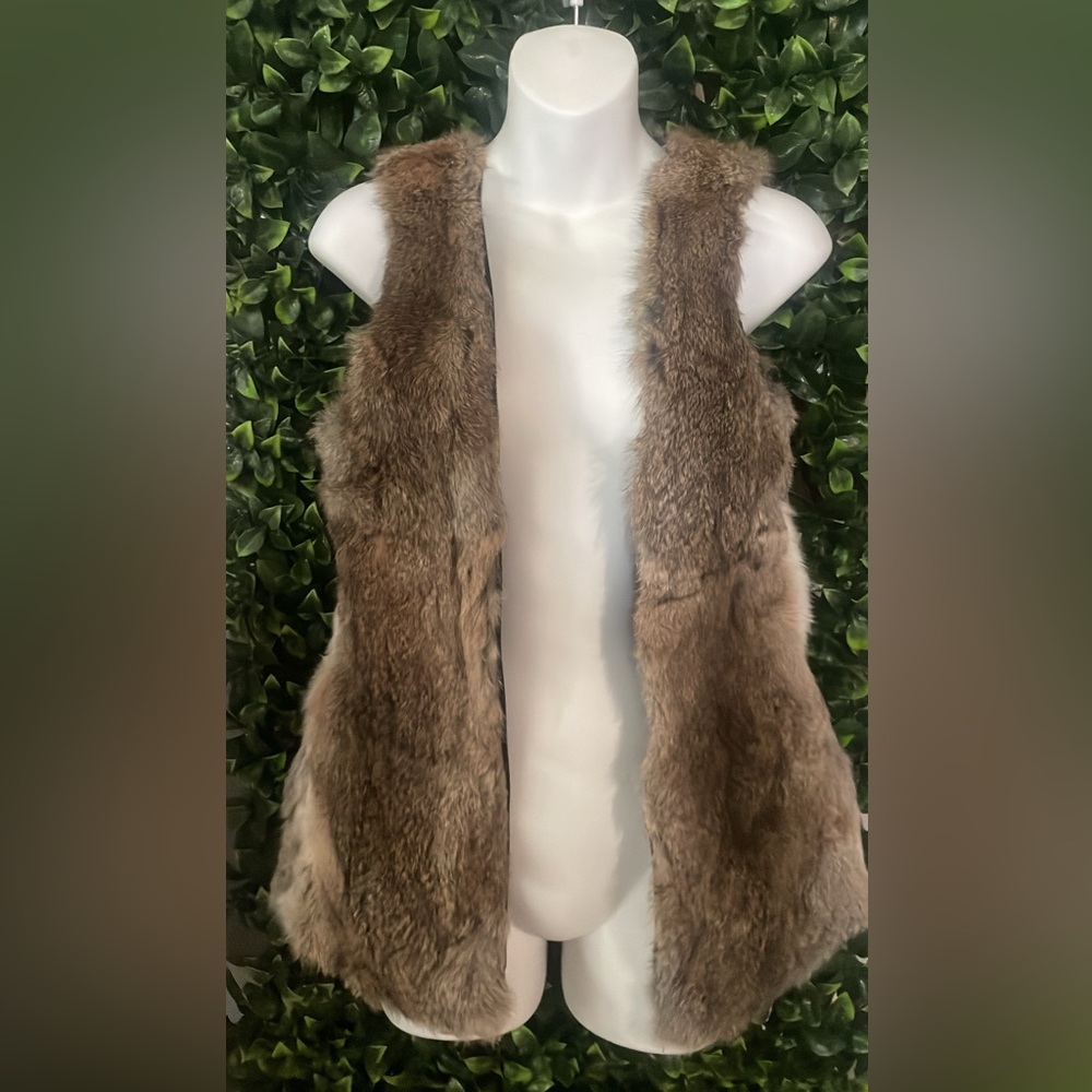 Faux fur vest